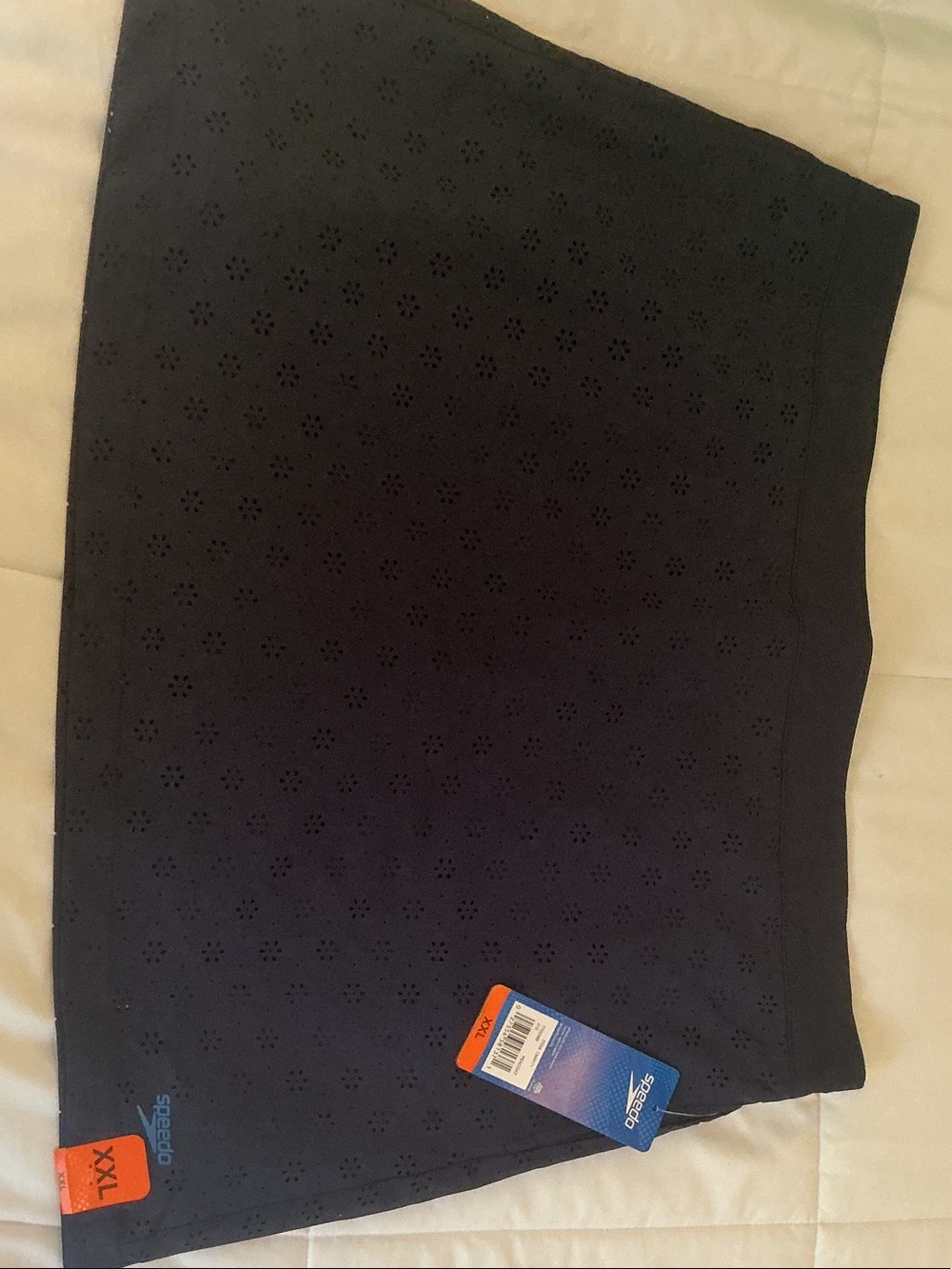 Speedo - navy eyelet skort